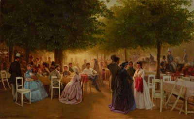 Donderdag in Stromovka, 1865 door Viktor Barvitius